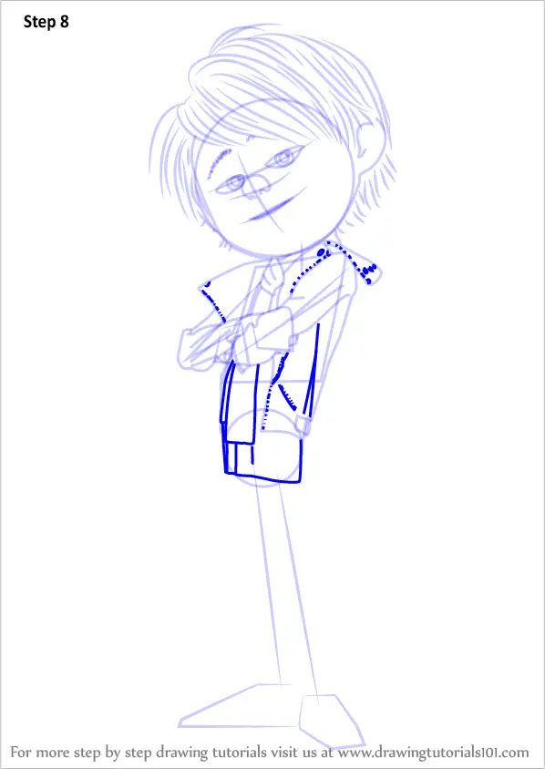 How To Draw Antonio Perez From Despicable Me 2 (Despicable Me 2) Step ...